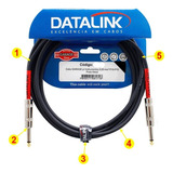 Cabo Datalink Guitar Garage 5mt P10 / P10