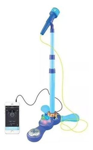 Microfono Pedestal Juguete Mp3 Con Luces Infantil