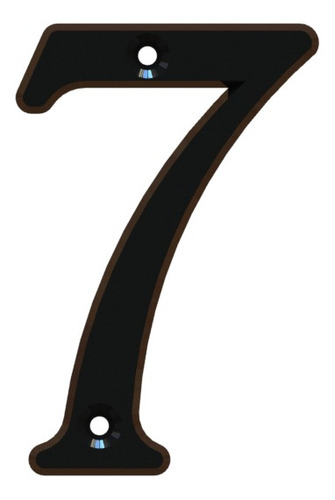 Número 7 Estándar 8,5cm Rústico