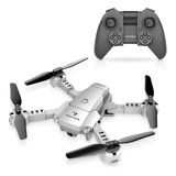 Mini Dron Snaptain A10 Plegable Con Camara Hd 720p Fpv Wifi Color Gris