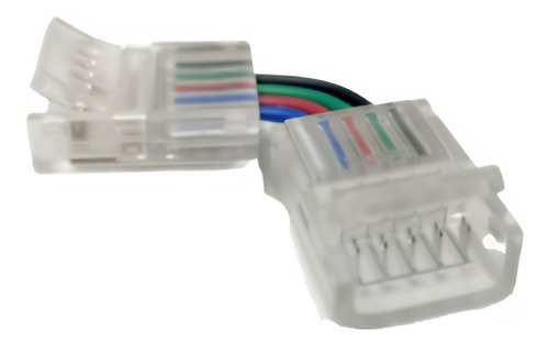 Conector Esquinero Rgbw Tira Led Rgbw 5050 Sin Soldar Hippo 