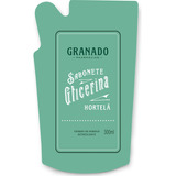 Refil Sabonete Líquido De Glicerina Granado Hortelã 300ml