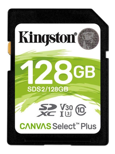 Memoria Kingston Canavas Select Plus Sdxc De 128gb.