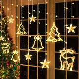 Eunvabir Luces Decorativas De Ventana De Navidad De 11.5 Pie