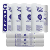 Lençol Descartavel Papel Hospitalar Maca 70x50 Cx 40 Rolos