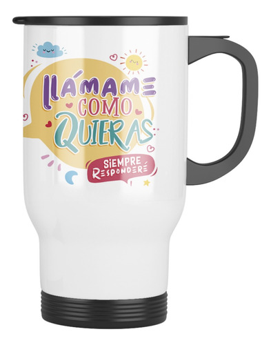 Taza Mug Termica Dime Mama Personalizable