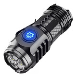 2 Piezas Monster Eyes Mini Linterna Flash Led Recargables Color De La Linterna 2pcs-negro