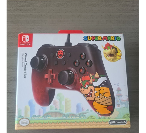 Control Alámbrico Nintendo Switch Skin Bowser Usado