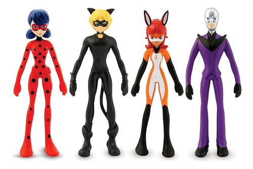 Bendems  Miraculous Ladybug  ¡las Figuras De Acción F...