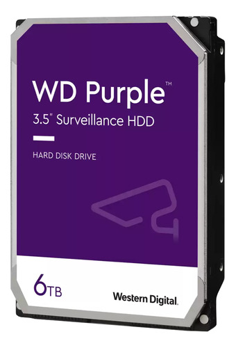 Hd 6tb Sata 3 5400rpm 256mb 3,5 Purple Wd64purz Western Digital