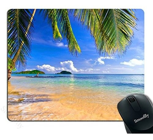 Pad Mouse - Gaming Mouse Pad Shore Palms Tropical Beach Alfo