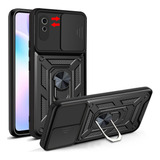 Funda Para Xiaomi Redmi 9a /9at/9i Protección Cámara +2 Mica