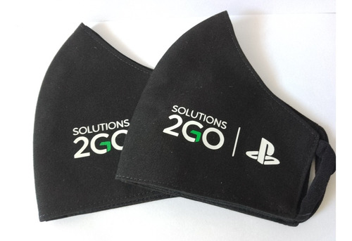 Playstation Pack 2 Mascarillas Reutilizables Original Nuevos