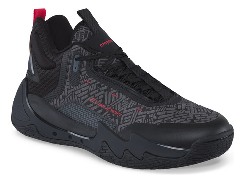 Tenis Gufux Negro Para Hombre Croydon