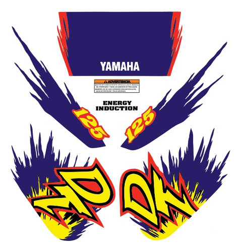Yamaha Dt 125 175 Kit De Calcos