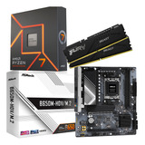 Kit Amd Ryzen 7 7700x  + Asrock B650m Hdv M2 + 32 Gb Ddr5