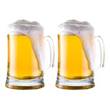 Set 2 Vasos Cerveceros Shoperos Liso 437ml Palermo