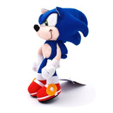 Sonic The Hedeghog. Peluche. Video Juegos. 28 Cms. Erizo. 