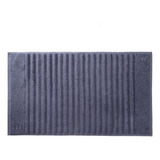Toalha De Piso Trussardi Ondulato Azul 100% Algodão 48x80cm