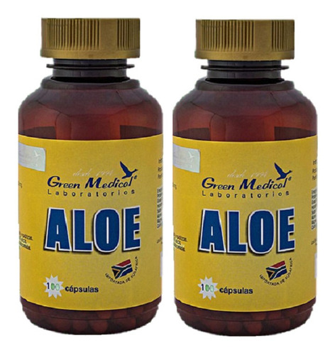 Aloe Vera Gm 120 Caps 2x60. Acidez - Ulceras - Digestión