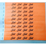 Pulseras Personalizadas Tyvek X 120u Boliches Eventos Fiesta