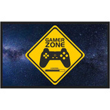 Quadro Gamer Vídeo Game Decoração Parede Quarto Moldura Q12