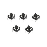 Boton Pulsador Push Button Tact Switch 6x6x4.3mm Pack X5