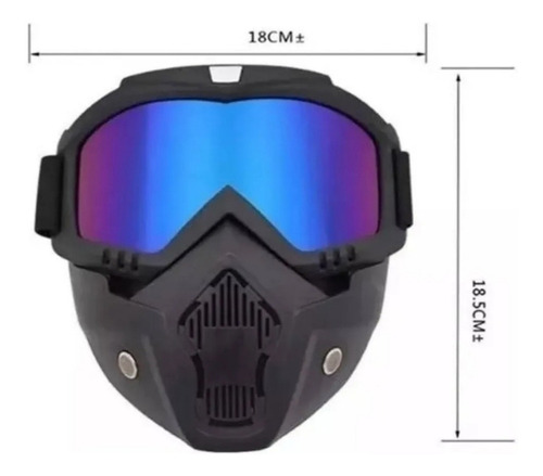 Mascara Careta Goggles  Gotcha Motocross Rzr Protector