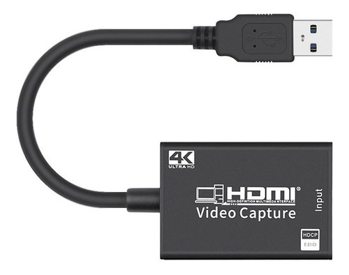 Capturadora Video Hdmi 4k Cable Usb 3.0 Streaming