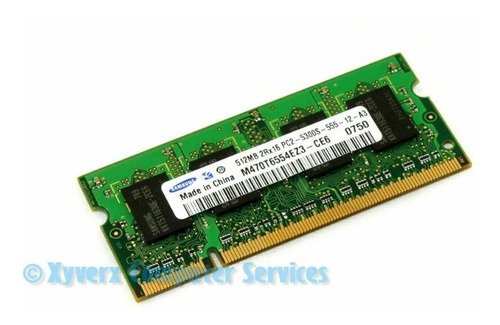 Sodimm Memoria 512mb Ddr2 Mhz Pc2-5300 667  Portatil Laptop