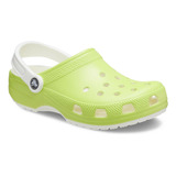 Zuecos Crocs Classic Glow In The Dark Clog Kids Asfl70