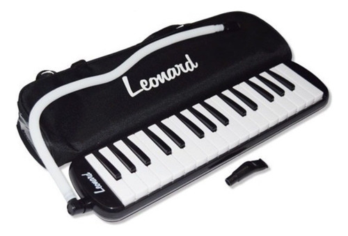 Melodica Leonard M32abk Piano 32 Notas Con Funda-color Negro
