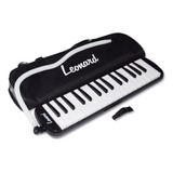 Melodica Leonard M32abk Piano 32 Notas Con Funda-color Negro