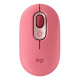 910-006551 Mouse Logitech Pop With Emoji Rojo
