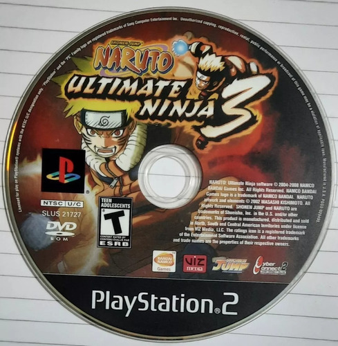 Naruto Ultimate Ninja 3 Ps2 Juego Fisico Español Play 2