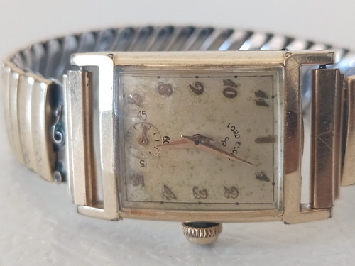 Reloj Lord Elgin Usa Chapa De Oro 14k De Cuerda Vintage 