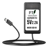 Fonte Raspberry Pi3 5v 2.2a Micro Usb