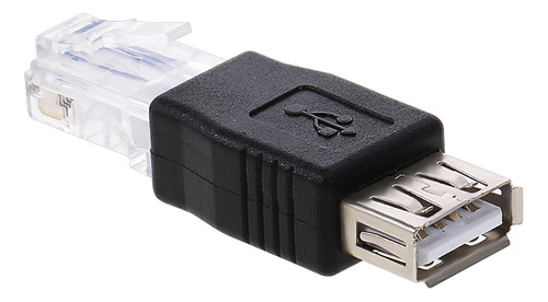 Adaptador De Datos Usb Rj45 Hembra A Conector Usb 2.0