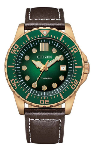 Reloj Citizen Nj017318x Para Hombre Triple Manecilla Acero