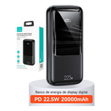 Power Bank Turbo 20000mah 22.5w 3 Portas 1 Type-c 2usb Usams