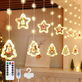 Cortina De Luces Led Navideñas , Tiras Luces Decorativas Usb