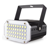 Luces Foco Proyector Ritmica Estroboscopico Dj Fiesta Blanco