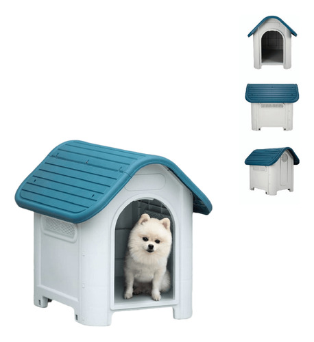 Casa Para Perro Raza Chica Plástico Exterior Térmica Mascota