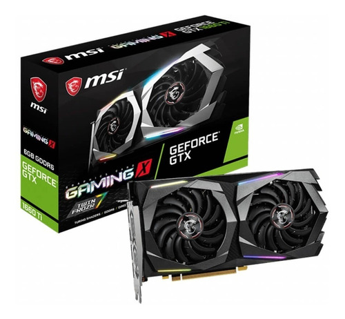 Tarjeta De Video Msi Geforce Gtx 1660 Ti Gaming X 