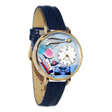 Whimsical Gifts Reloj Dentist 3d, Dorado O Plateado, Grande 