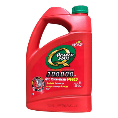 Aceite Quaker State 15w-40 Alto Kilometraje Pro Sp 4.73l | Envío gratis