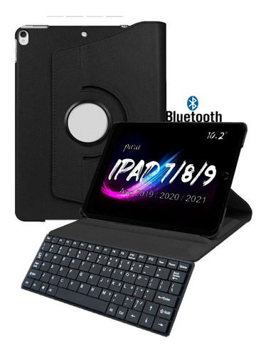 Capa Capinha Teclado Para iPad 9 ª 10,2 A2602 + Caneta