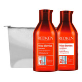  Kit Redken Shampoo + Acondicionador Frizz Dismiss 300ml