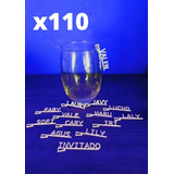 Identificador Para Vasos Y Copas Personalizados  X 110 Uds