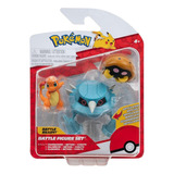 Battle Figure Set Charmander + Metang + Kabuto Pokemon 3pack